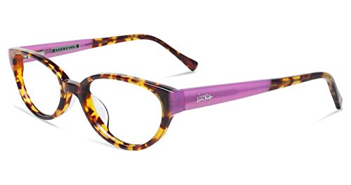 Lunettes de vue Lucky Brand Sunrise UF 52mm monture écaillée Havana Tort pour homme et femme