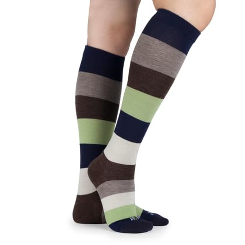 Image of ja vie Women & Men Comfy 75% Merino Wool Compression Socks 15-20mmHg Extra Soft