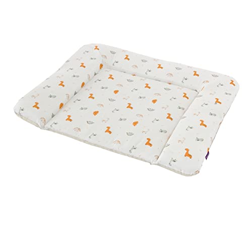 Materassino fasciatoio Dinolino senza PVC 75 x 85 cm lavabile impermeabile utilizzabile su entrambi i lati