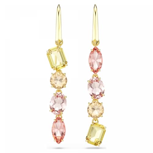 Boucles d'oreilles Swarovski Gema 5737454 asymétriques en cristaux multicolores
