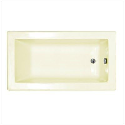 rainGuadeloupe 32 x 66 x 23" Rectangular Soaking Bathtub Color: Bone, Options: 4" Lip
