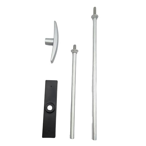 Image of T1046 RV Waste Valve Handle Replacement Kit,Valve Aluminum Tube Extension Rod Facilitates Waste Management,Compatible with RV Sewer Hose Kit-Universal Fit,Easy Install