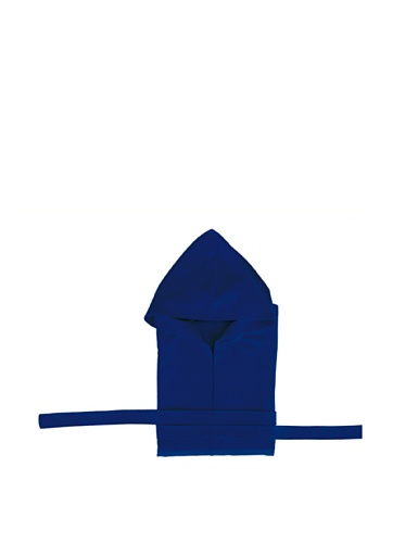 Secaneta albornoz de microfibra con capucha, unisex, azul (Marino), 10 a 12 años Cover