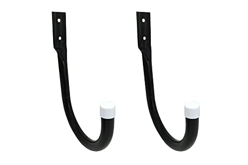 Shepherd Hardware 8092E Incredibly Heavy Duty Steel Garage Storage/Large U-Shaped Utility Hooks, 4 Pack, Black - Thumbnail 4
