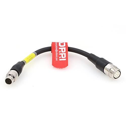 DRRI 8-core Zoom to Hirose 20-pin Adapter Cable for Canon ZSD-300D Digital Zoom Servo Demand, 8pin-20pin