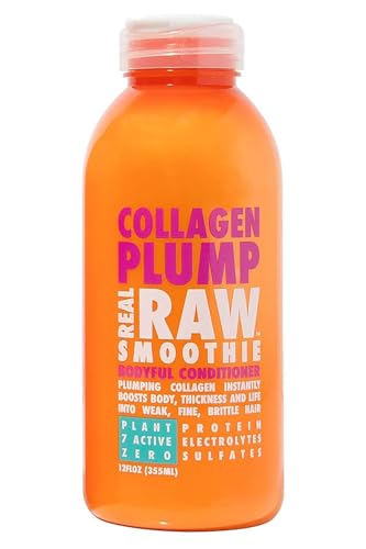 Real Raw Collagen Conditioner - Strengthen & Repair - No Water 100% Pure Aloe Juice & Coconut Water - Sulfate & Paraben Free, 12.0 Ounce, 1 image 2