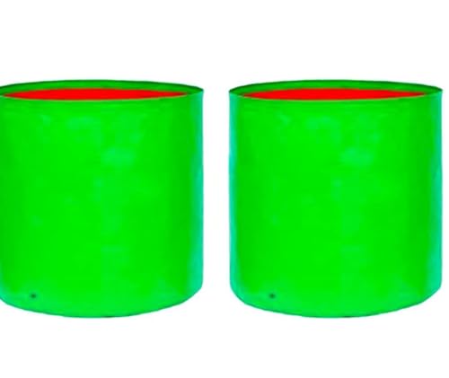 Image of Seasoning Grow Bags HDPE 18'' x 18'' inch, Terrace Gardening, Vegetable, Fruits Planting Bags Pack of 02