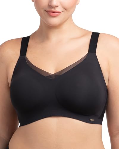 HSIA Bra for Women No Underwire - Full Coverage Crossover Seamless Bra with Support Comfort, Small to Plus Size