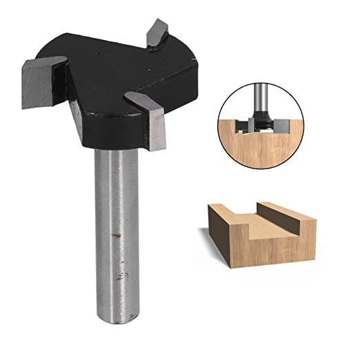 3 Flute Surfacing Router Bit, Spoilboard Surfacing Router Bits Tipped Slab Flattening Cnc Woodworking Milling Cutter 6Mm Shank #TOP3