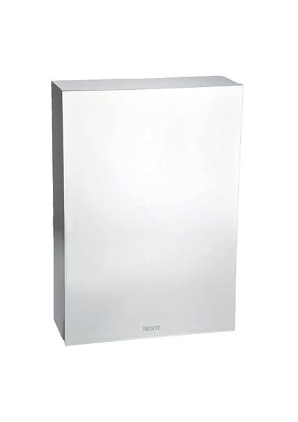 NAVRANG INNOVATIONS Stainless Steel Mirror/Bathroom Cabinet with Shelves and Soft Closing Door Hinges(14X20)