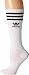adidas Women's Originals Knee High Sock, Medium, White/Black