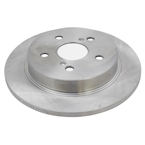 Image of TRQ Rear Brake Pad and Rotor Set Semi Metallic Compatible with 2018-2023 Toyota Camry with Manual Parking Brake