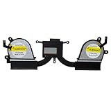 TXLIMINHONG New Compatible CPU and GPU Cooling Fan and heatsink for Lenovo IdeaPad Yoga 720-13IKB Yoga 720-13 CPU Fan AT1YJ002SS0 5H40N67860 (Type: 80X6 81C3)