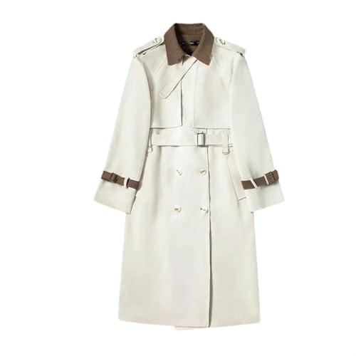 Long brise-bise d'automne homme col décontracté ample contre le vent