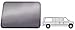 FW222R - CRL Fixed "All Glass Look" Window - Passenger Side Rear 1992+ Ford Vans 42-3/4" x 27-7/8"