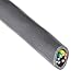 Multiconductor Shielded Cable, Xtra Guard? 1, Slate, 8 Conductor, 24 AWG, 0.23 mm?, 100 ft, 30.5 m