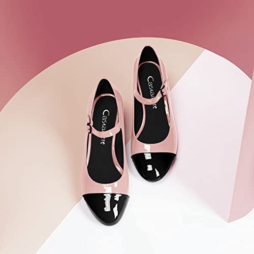 Castamere Mid Chunky Block Heel Round Cap Toe Mary Jane Pumps Prom Dress 2.0 Inches Heels3