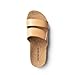 DREAM PAIRS Women's Platform Slides Sandals Comfortable Arch Support Footbed Two Strap Slip-on Fashion Beach Wedge Sandals,Size 9,Nude,DWUMSS2533