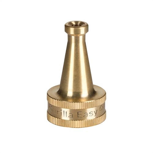 GORILLA EASY CONNECT Sweeper Spray Nozzle for Garden Hose Cleaning Strong Stream 1.5 Inch Nozzle 3/4 Inch GHT