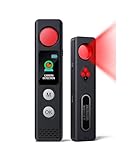 Apeemu Hidden Camera Detectors, Anti-Spy Camera Finder with LED Screen Rechargeable GPS Tracker&Bug Detector, Anti-Theft Alarm, 5 Modes Portable Privacy Protection for Hotel, Car, Office, Travel