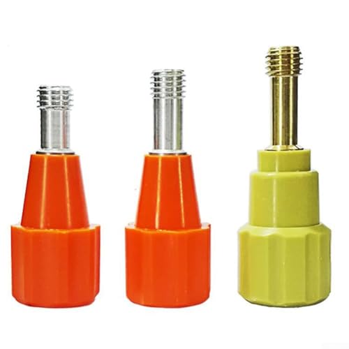Zilimontt Theodolite - Accesorios para trípode de estación central, medición de nivelación de tornillo total con aleación de aluminio de 25 mm/32 mm/40 mm, tamaños compatibles con y madera para