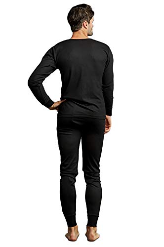 Knocker Men's Long Thermal Underwear Top and Bottom Set2