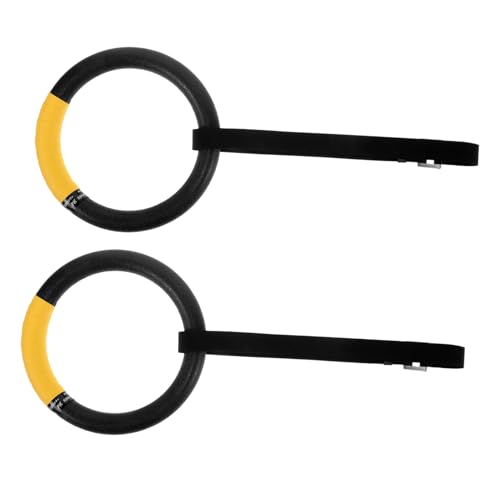 MUSISALY Anelli Da Ginnastica Regolabili Per Trazioni e Allenamento Casa Per Uomo Anelli Da Fitness Indoor Con Supporto Resistente e Altezza Personalizzabile Per Esercizi Di Ginnastica e Al