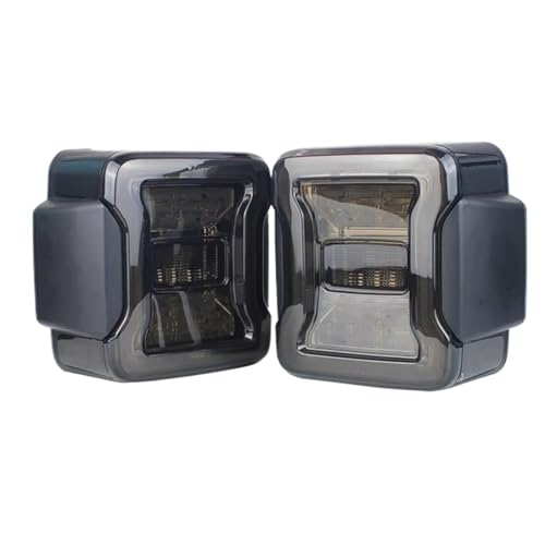 Feu Arrière Feu Arrière À LED Pour Jeep Pour Wrangler JK 2007-2018 Feux De Freinage Feux De Recul Et Feux De Jour Feux Arrière(EUR Version Black)