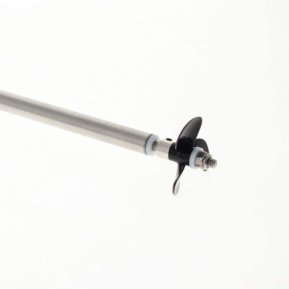 Heyiarbeit Drive Shaft Motor Shaft w Propeller and Universal Joint for RC Boat, L200mm Shaft, L150mm Sleeve, D36mm Propeller