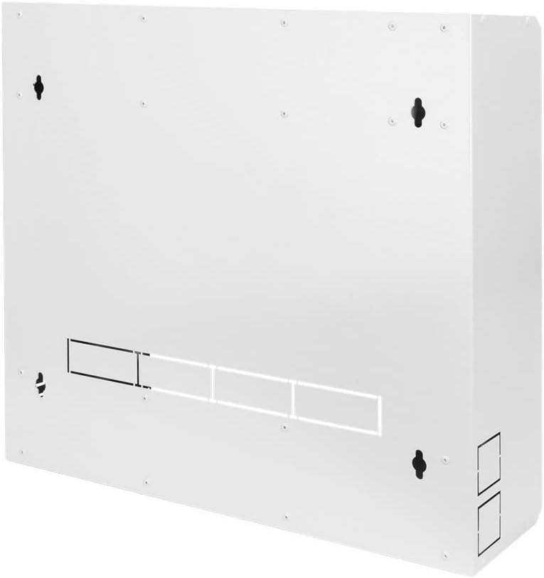 N'azụ view of the Digitus DVR NVR housing showing wall mounting holes and cable entry points.