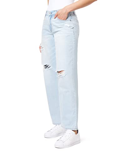 WallFlower Women's Skater Denim High-Rise Insta Classic Juniors Jeans (Standard and Plus)
