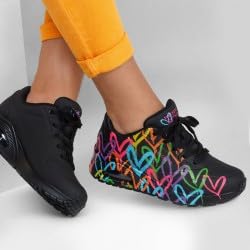 Image of Skechers Street Womens,UNO - Highlight Love,BKMT,7 M US