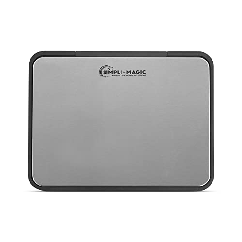 Simpli-Magic 50 Liter / 13.2 Gallon Soft-Close, Smudge Resistant Trash Can With Foot Pedal And Built In Filter- Stainless Steel, Sleek Finish #TOP3