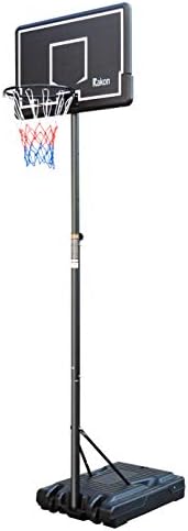 Rakon Portable Basketball Hoop & Goal Basketball System Stand Height Adjustable 6.2ft -8.5ft with 35.4in Backboard & Wheels for Youth Teenagers Outdoor Indoor Basketball Goal Game Play