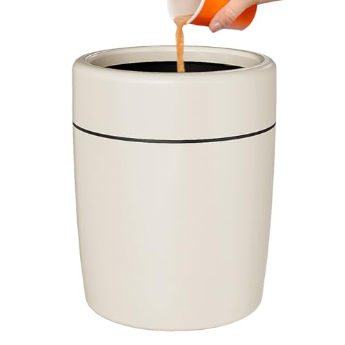 Generisch Cubo de basura para la cocina | Cubo de basura para el hogar, cubo de basura que ahorra espacio para baño, terraza, debajo del fregadero, cocina, dormitorio
