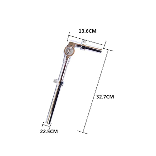 Vaveren 2Pcs Tom Drum Holder Bracket Stable Durable Lightweight Stand Mount Strong For Tom Drum Percussion Instrument #TOP2