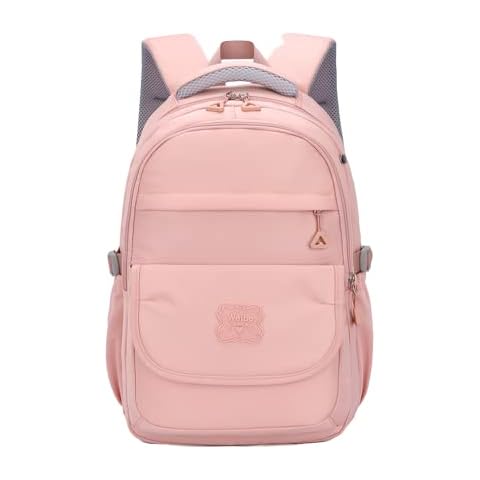 RTMYOR Kids Boys Girls Lightweight Children Water Splash Prevention Tie Rod Fixing Belt Large Capacity Kids Travel Daypack Gift (Pink) Cover