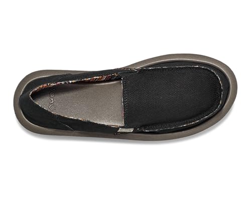 Image of Sanuk Womens Donna Soft Top Hemp Loafers | Womens Shoes | Slip On Shoes for Women | Women's Slip-on Loafers | Memory Foam Footbed