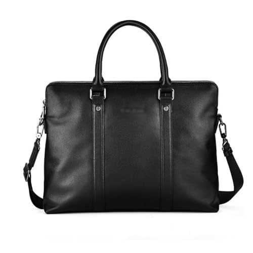 Business Handbag Cowhide Briefcase Men's Casual Shoulder Bag Computer Bag