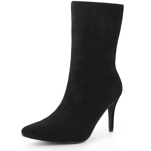 Perphy Sock Boots Pointed Toe Foldable Stiletto Heels Ankle Boots for Women2