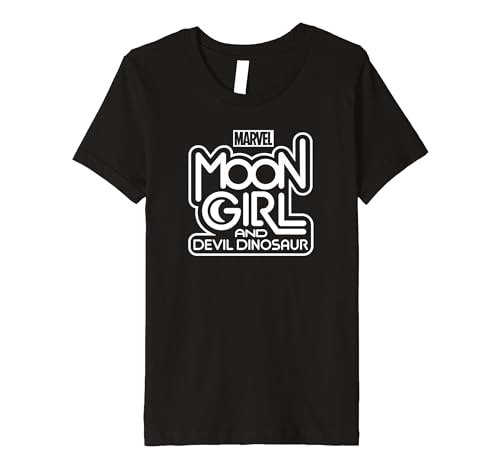 T-shirt Marvel Moon Girl enfant Devil Dinosaur vintage coton haut fille garçon