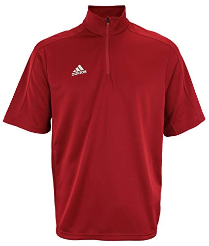 adidas Game Built Short Sleeve QuarterZip Top Men's Multisport