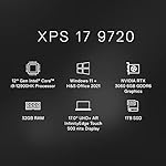 Dell-XPS-9720-LaptopIntel-i9-12900HK-32GB-DDR4-1TB-SSDWin-11-MSO21-NVIDIA-RTX-3060-6GB-GDDR6170-439Cms-UHD-AR-Infinity-Edge-Touch-500-nits15-Month-McAfee-Platinum-Silver-242Kgs