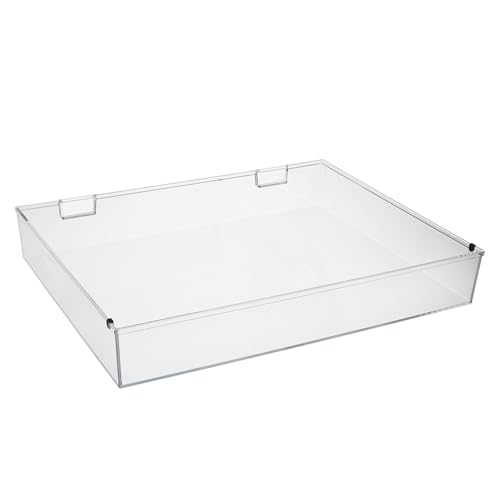 Image of Custom Fit 3mm Clear Acrylic Dust Cover for Audio-Technica AT-LP3, LP3X(BT) Turntable, Scratch & Dust Protector Lid for Belt-Drive Record Player