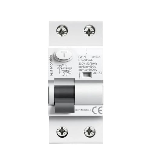 Interrupteur différentiel 2P 100A 300mA électromagnétique GYL9 AC