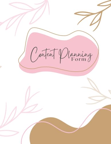 Content Creator Video Planning Form Guidebook: Plan your video sc...