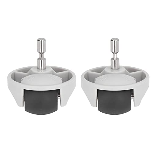 Fdit 2 Stück Roboter-Kehrmaschine Universal-Laufrolle Vorderrad Ersatz für E4 E5 S5 Langlebige Roboter-Kehrmaschine Vorderrad-Laufrolle