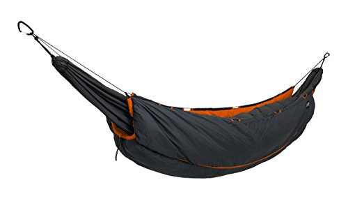 ENO - Eagles Nest Outfitters Vulcan UnderQuilt, Ultralight Camping Quilt, Orange/Charcoal