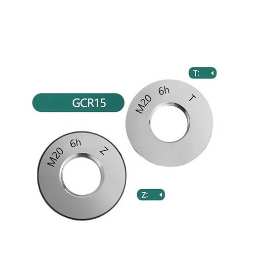 1SET Fine Thread Ring Gauge Gauge 6g M3M4M5 M6 M7 M8 M10 M11 M12 M14 M17 M20 - M24(M3X0.5-6g T Z) miniatura 2