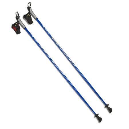 Nordic Walking Poles Custom Fit to Your Height 1-Piece Poles (32 Lengths)